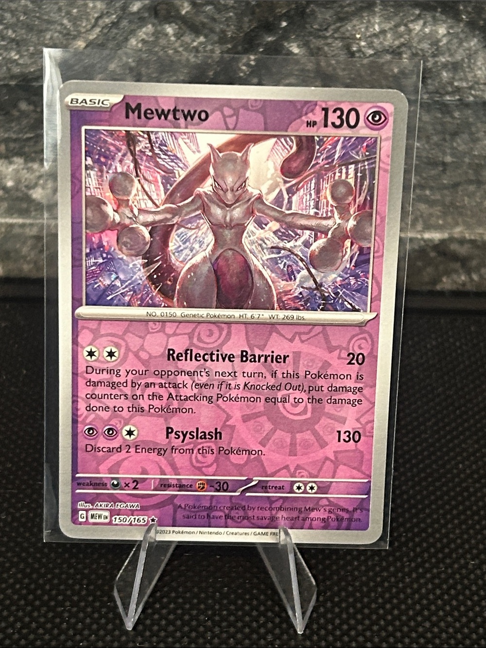 Pokemon Mewtwo Reverse Holo 150/165 from the Scarlet & Violet 151 Set M/NM‎